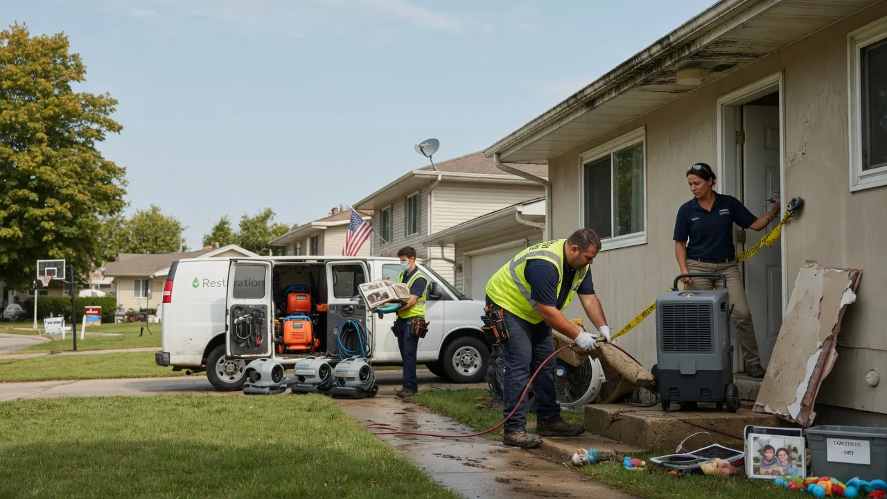 Water Damage Restoration in Aurora, IL near me